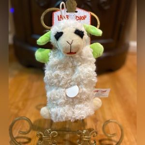 - - Brand New Extra  Squeakers LambChop Dog Toy With Squeaker 8”.